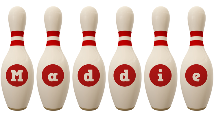 Maddie bowling-pin logo