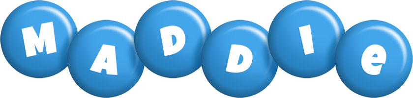 Maddie candy-blue logo