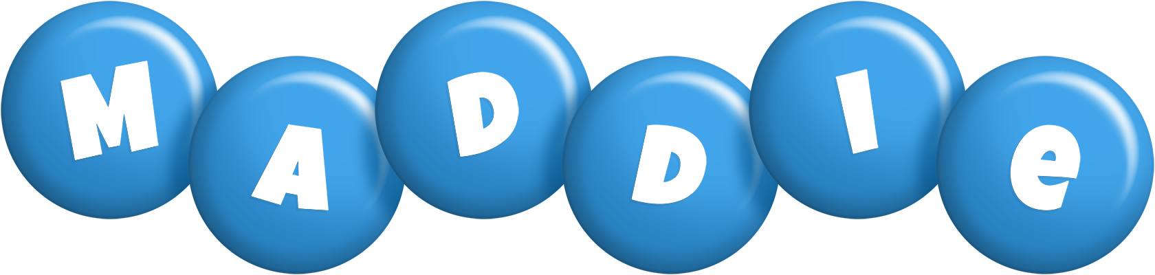 Maddie candy-blue logo