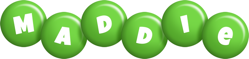 Maddie candy-green logo