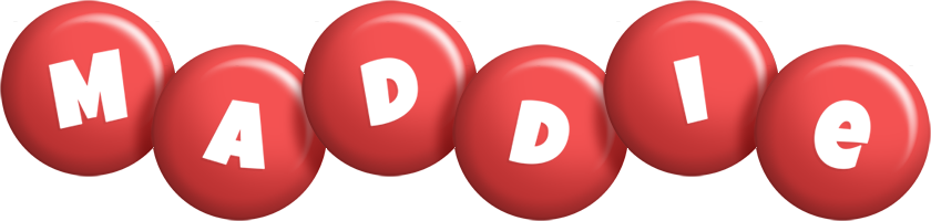 Maddie candy-red logo