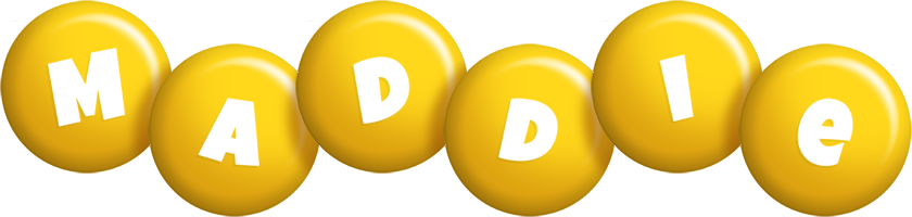 Maddie candy-yellow logo