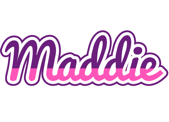 Maddie cheerful logo