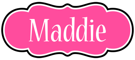 Maddie invitation logo