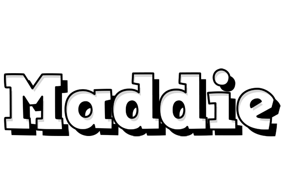 Maddie snowing logo
