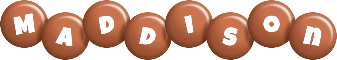 Maddison candy-brown logo