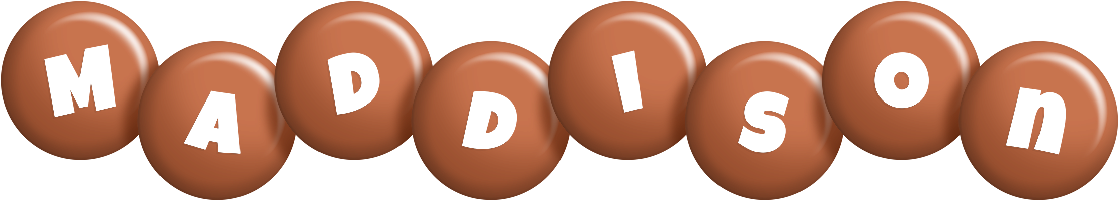 Maddison candy-brown logo