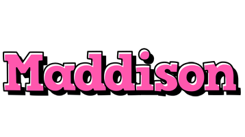 Maddison girlish logo