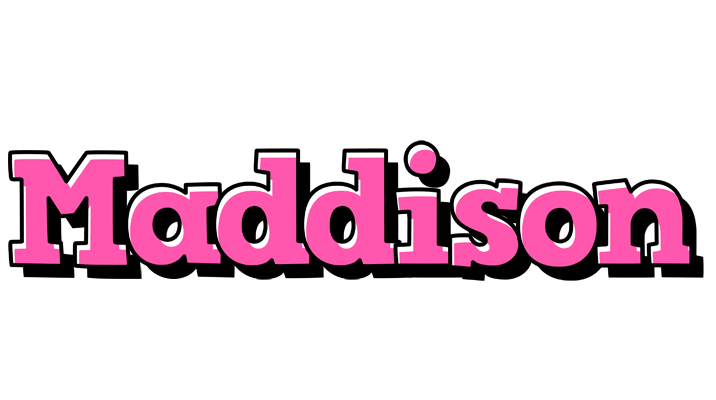 Maddison girlish logo