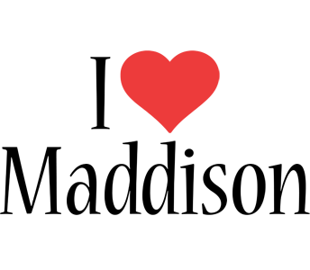 Maddison i-love logo