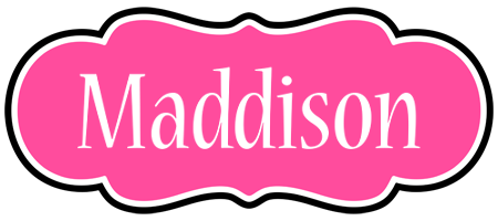 Maddison invitation logo