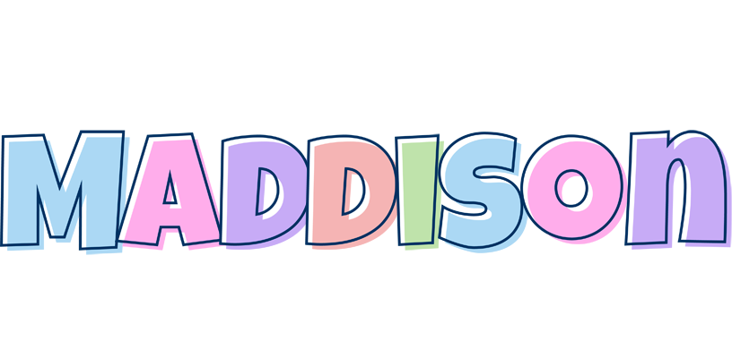 Maddison pastel logo