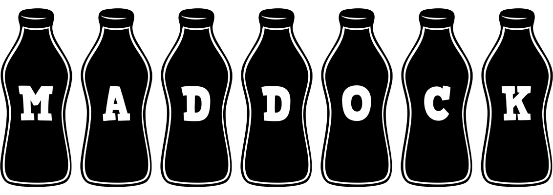 Maddock bottle logo
