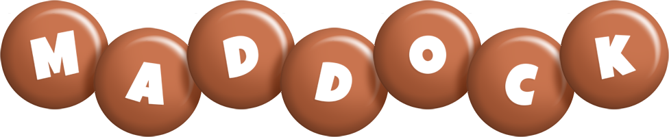 Maddock candy-brown logo