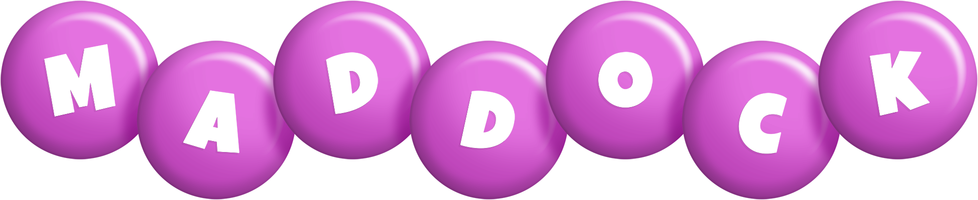 Maddock candy-purple logo