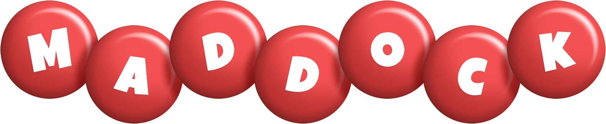 Maddock candy-red logo