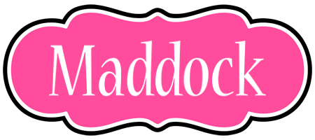 Maddock invitation logo