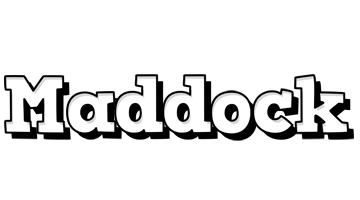 Maddock snowing logo