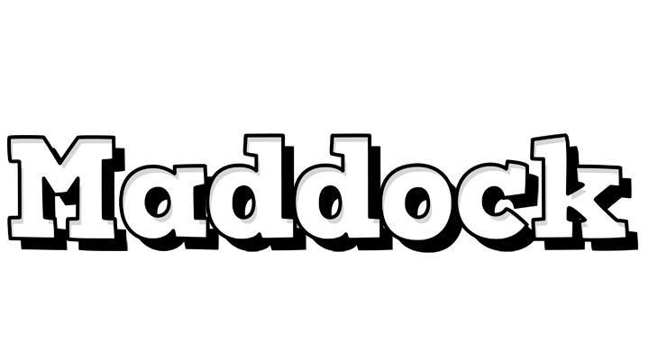 Maddock snowing logo