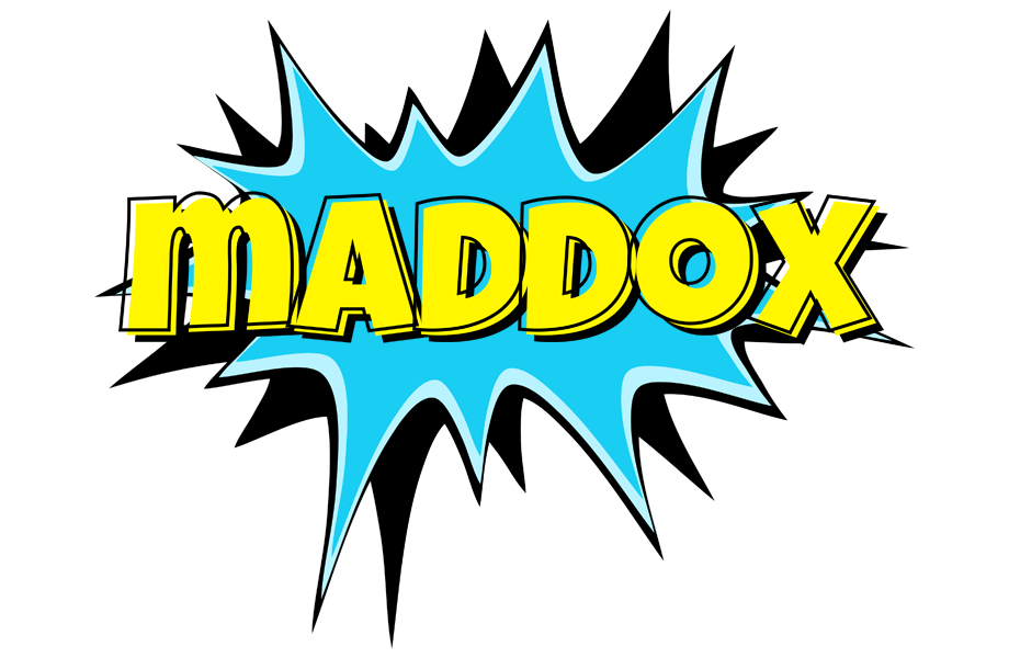 Maddox amazing logo