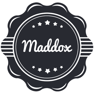 Maddox badge logo