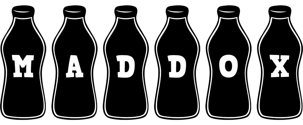 Maddox bottle logo