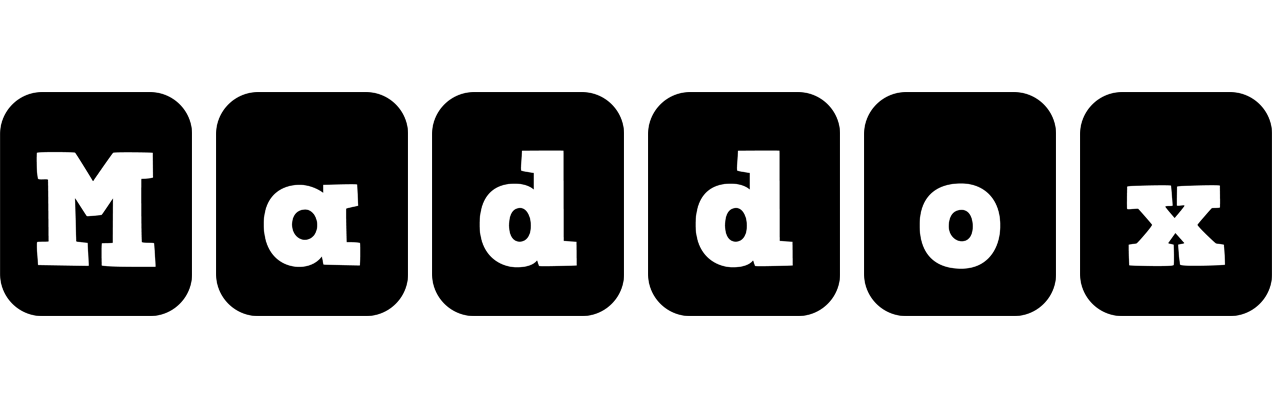 Maddox box logo