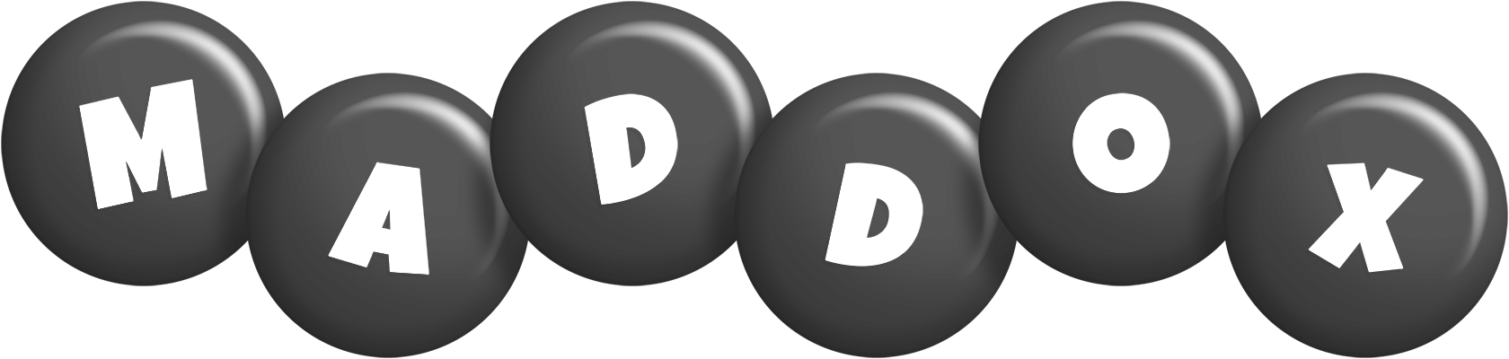 Maddox candy-black logo