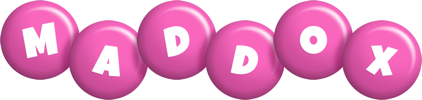 Maddox candy-pink logo