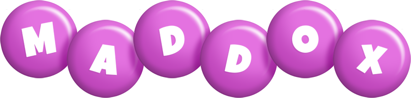 Maddox candy-purple logo