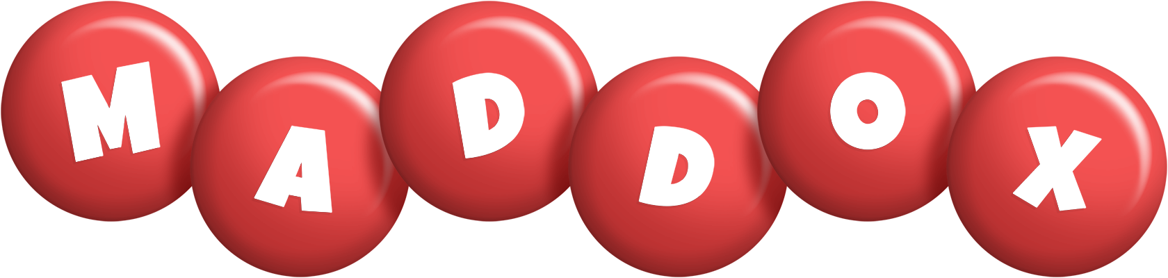 Maddox candy-red logo