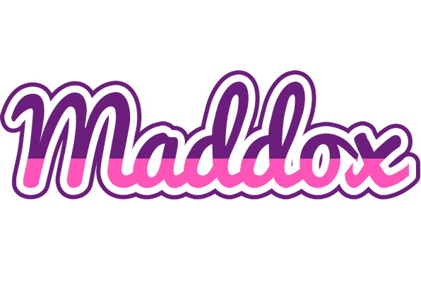 Maddox cheerful logo