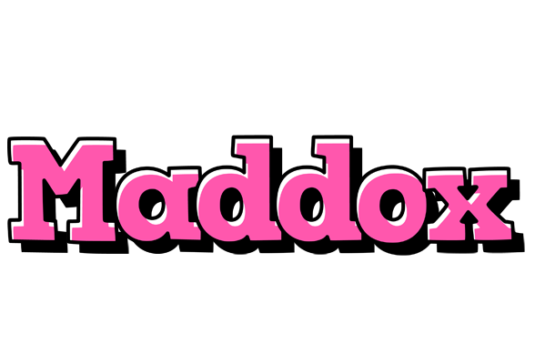 Maddox girlish logo