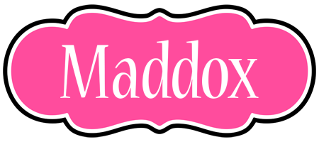 Maddox invitation logo