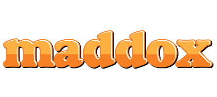 Maddox orange logo