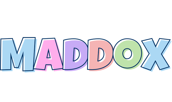Maddox pastel logo
