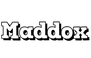 Maddox snowing logo