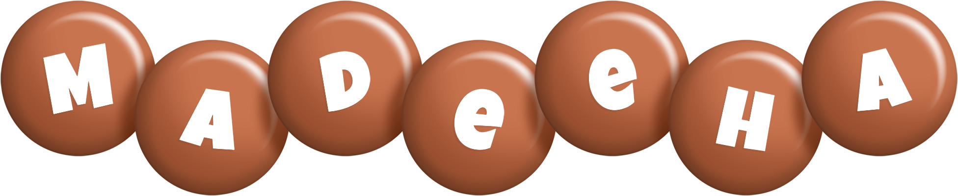 Madeeha candy-brown logo