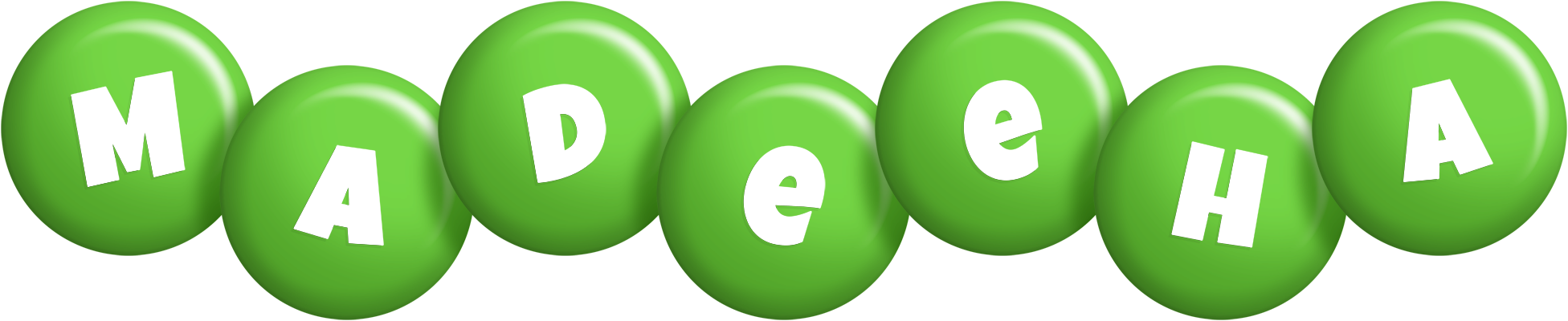 Madeeha candy-green logo