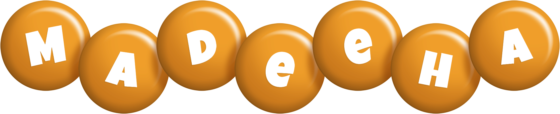 Madeeha candy-orange logo