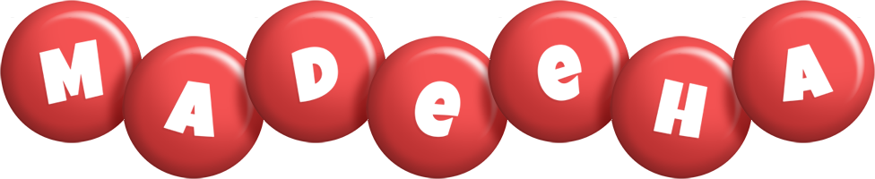 Madeeha candy-red logo