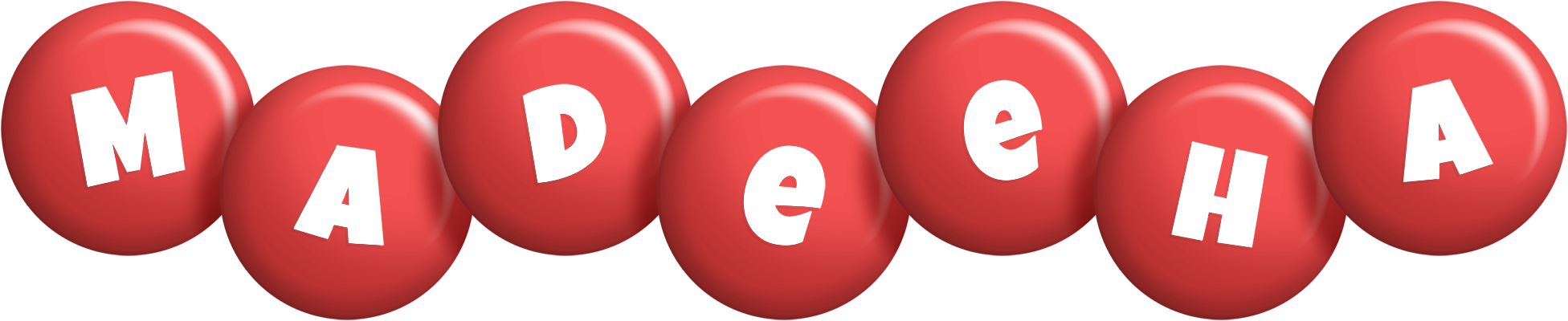Madeeha candy-red logo