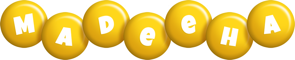 Madeeha candy-yellow logo