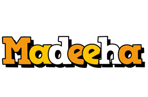 Madeeha cartoon logo