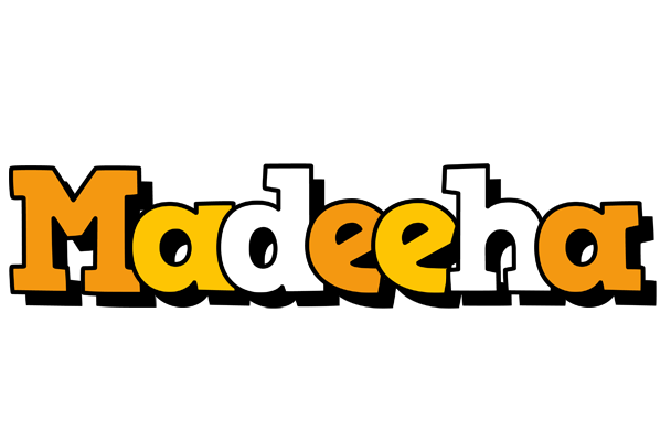 Madeeha cartoon logo