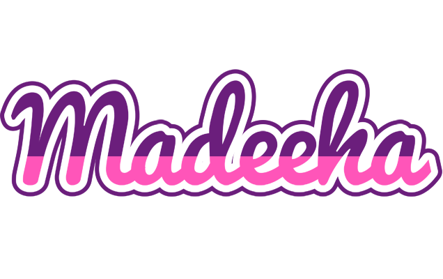 Madeeha cheerful logo
