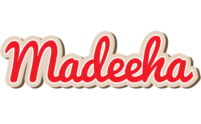 Madeeha chocolate logo
