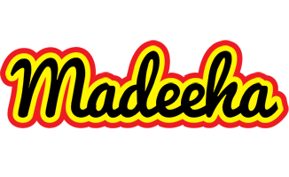 Madeeha flaming logo