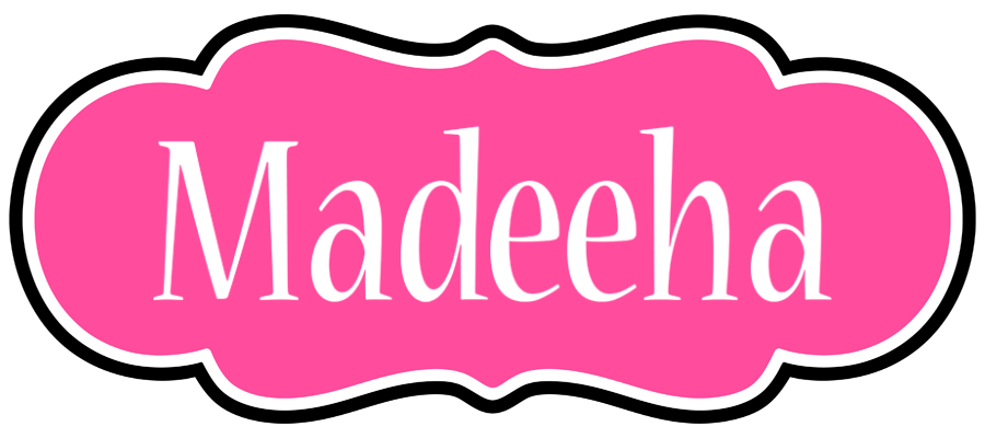 Madeeha invitation logo