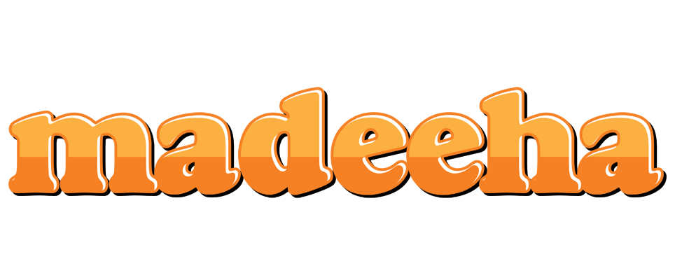 Madeeha orange logo